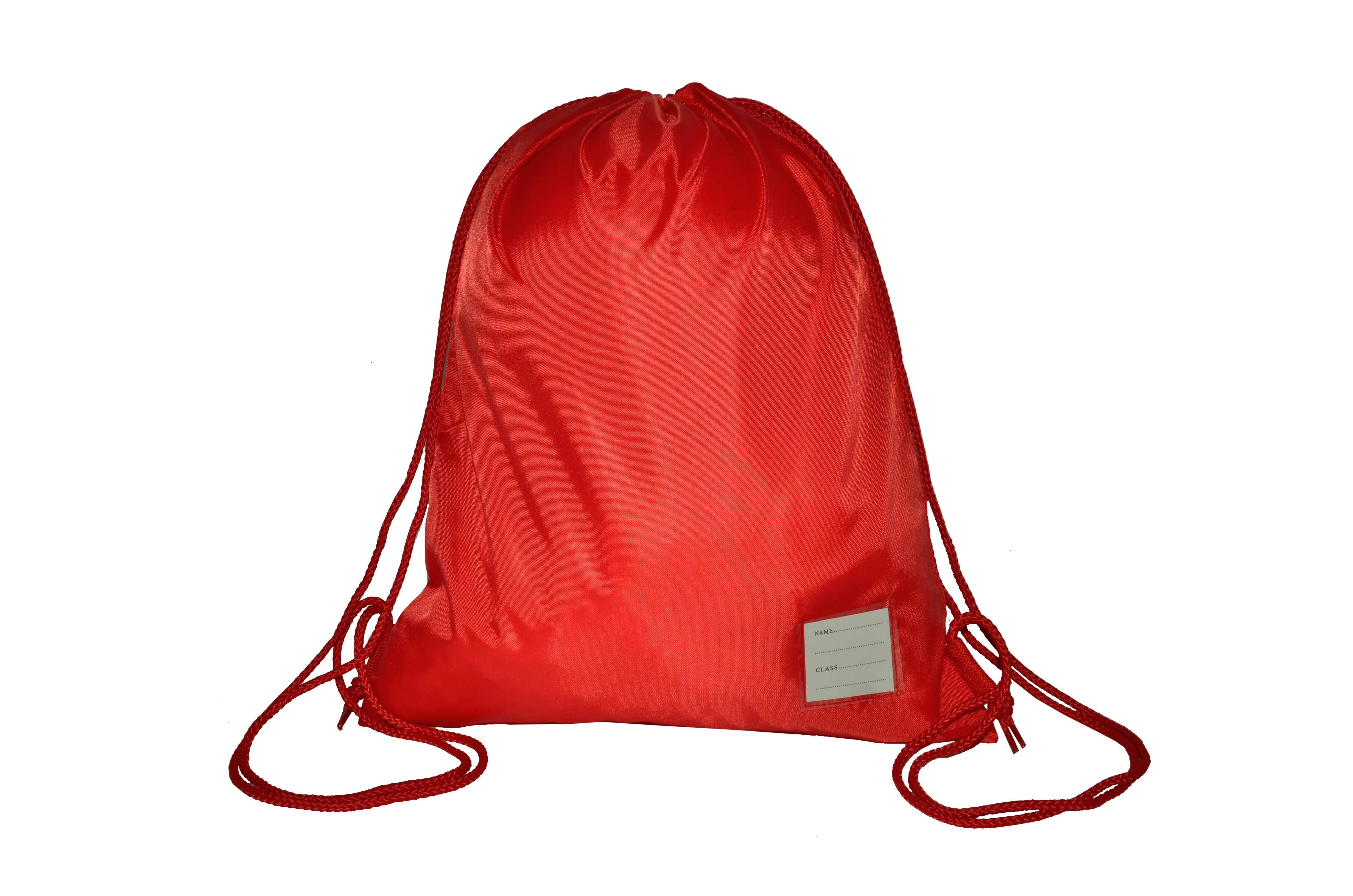 Stanhope Primary Red Gym Bag w/Logo Schoolwear Solutions