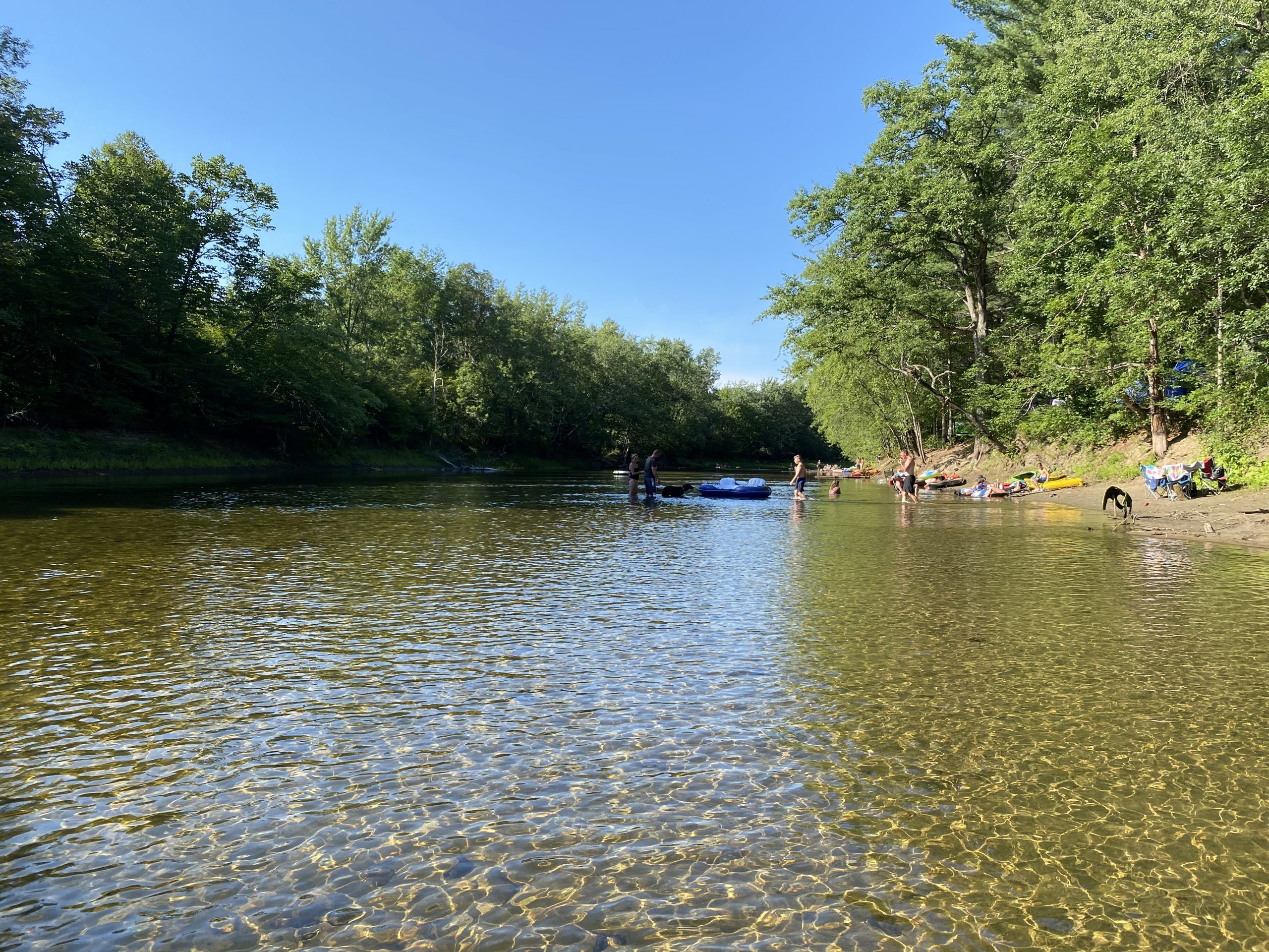 Schroon River Floating Schroon River Escape Lodges and RV Resort
