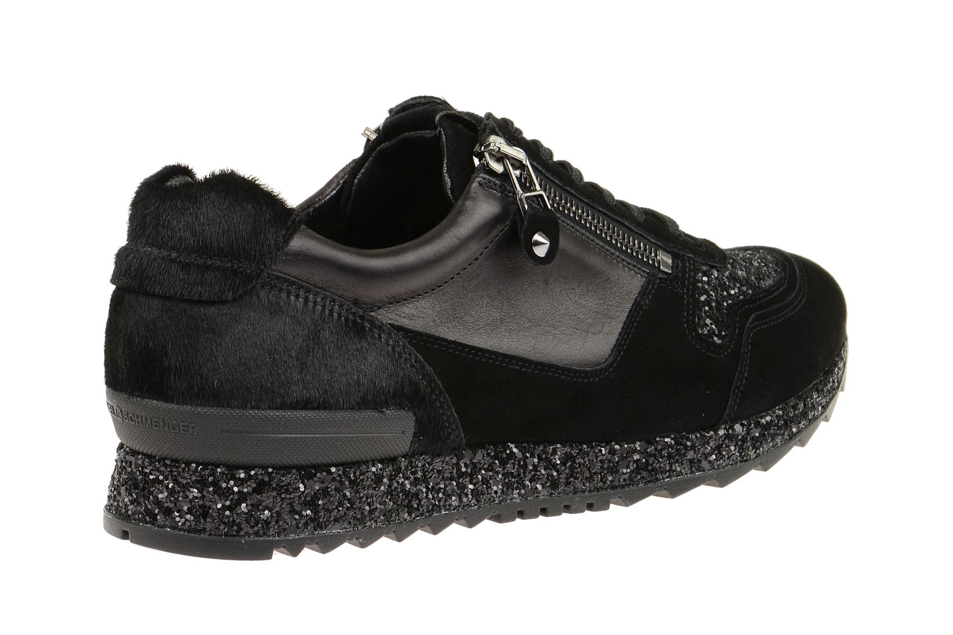 K&S Runner Schuhe schwarz Glitter 18220 Schuhhaus Strauch Shop