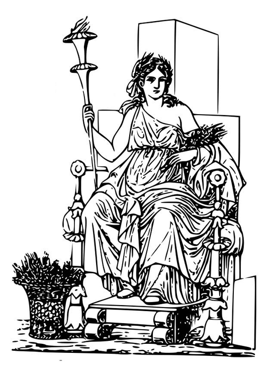 Malvorlage Demeter Kostenlose Ausmalbilder Zum Ausdrucken Bild 18625.