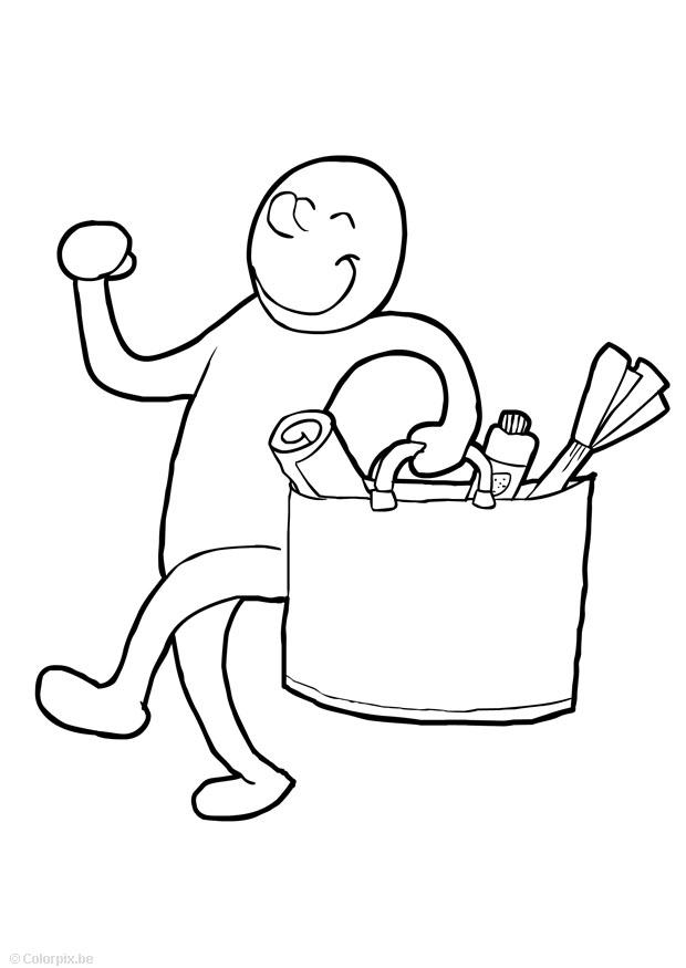 Malvorlage einkaufen Kostenlose Ausmalbilder Zum Ausdrucken Bild 14766.