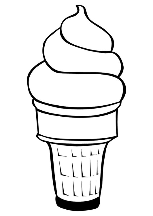 Malvorlage Eiscreme Ausmalbild 10116.