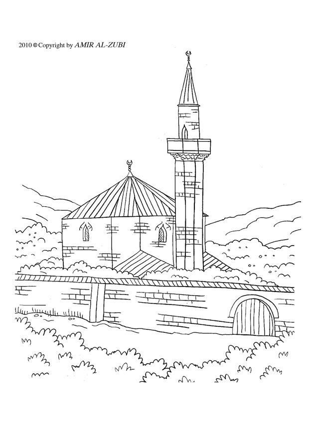 Malvorlage Moschee Kostenlose Ausmalbilder Zum Ausdrucken.