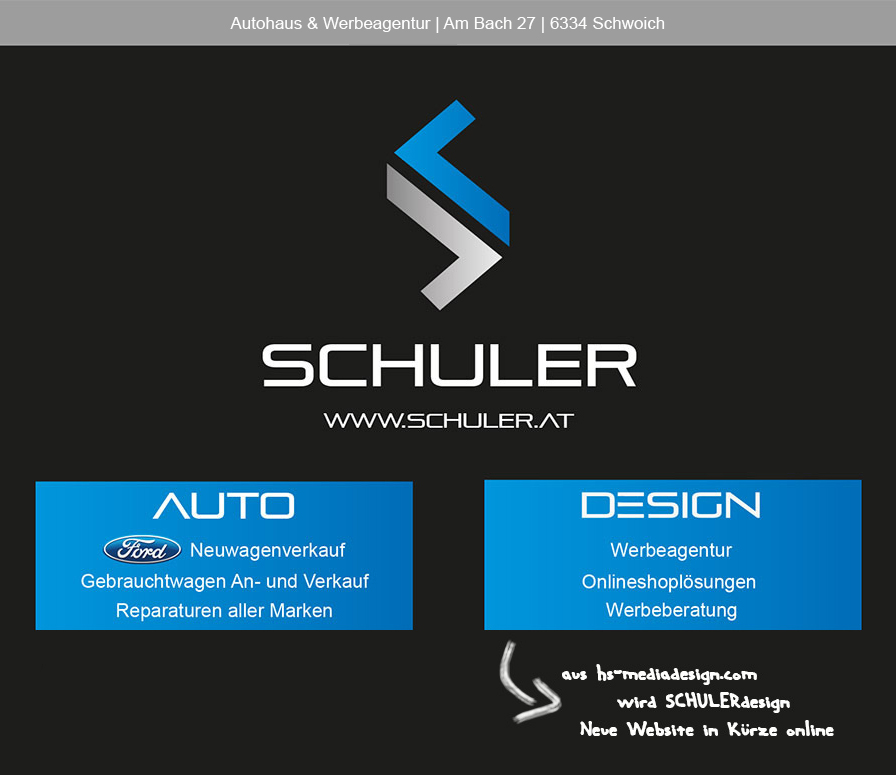 SCHULER AUTO DESIGN Autohaus & Werbeagentur Schwoich Kufstein