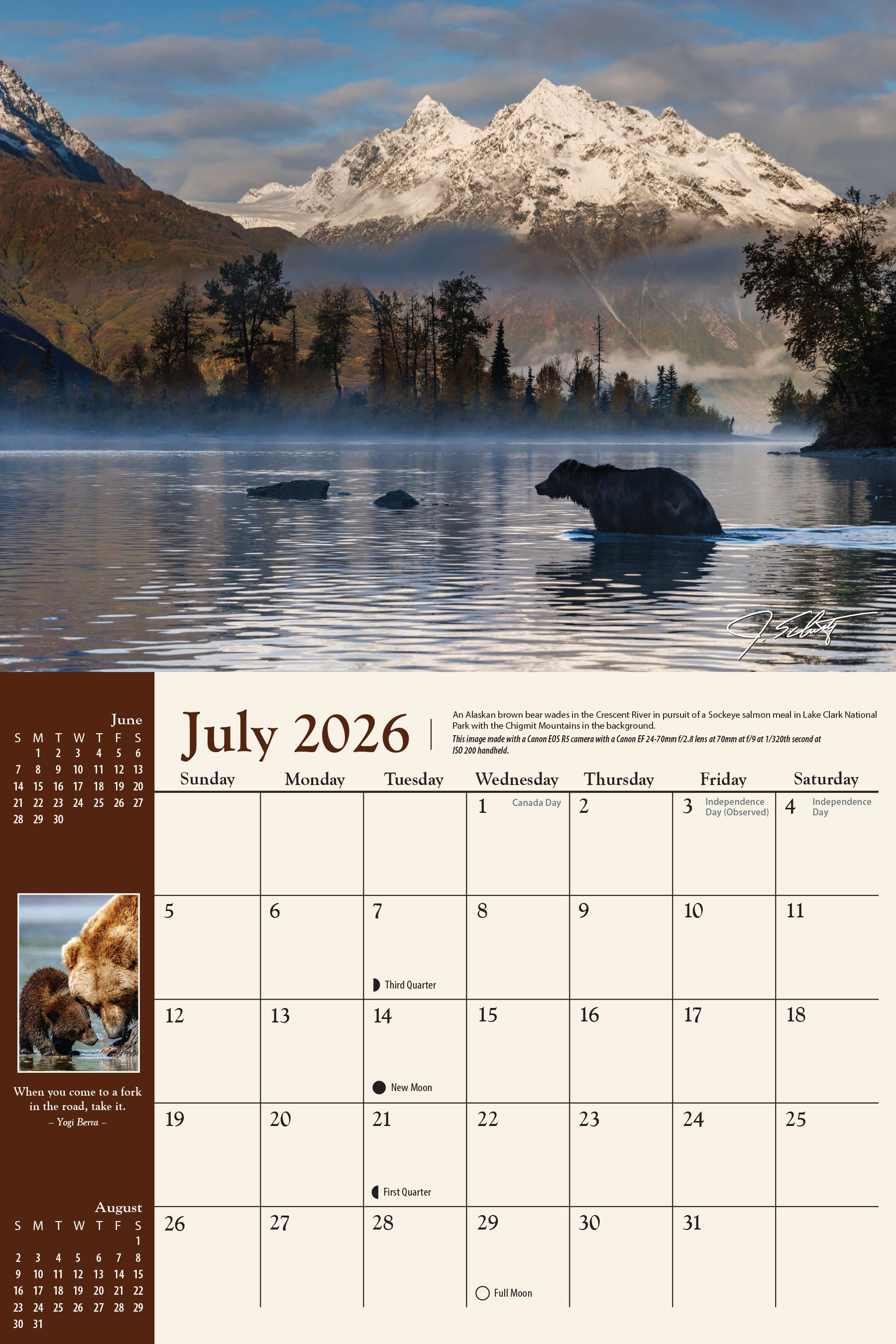 2026 Alaska Calendar Jeff Schultz Photography(04)