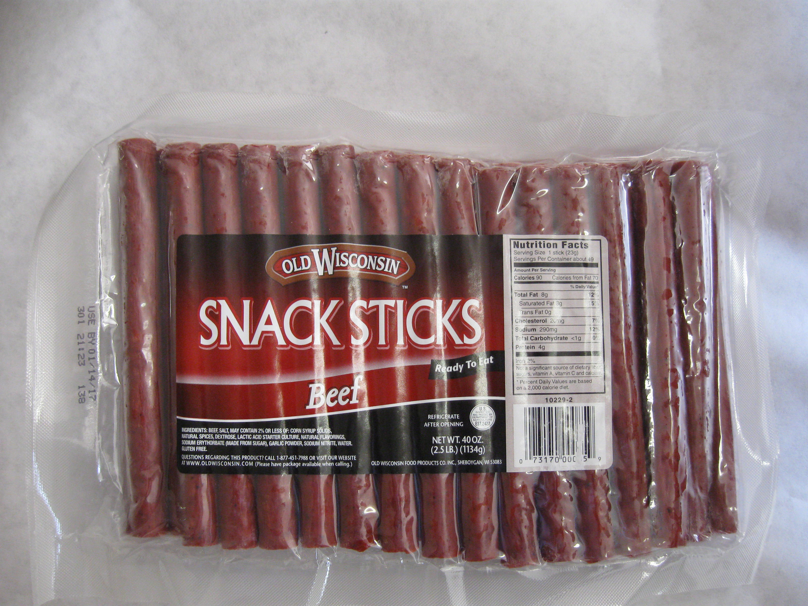 Snack Stix (Beef Sticks or Beef Bites) Schultz's Cheese Haus