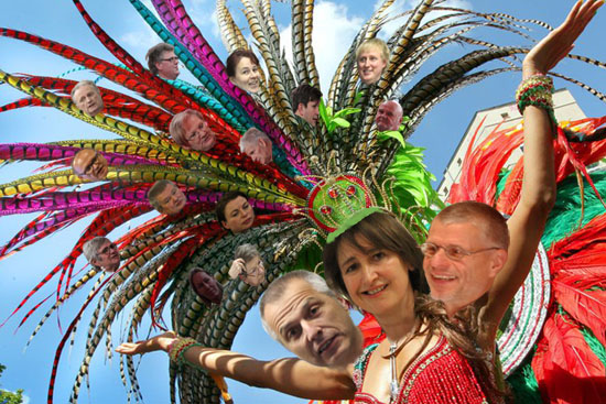 Schmücken sich Mücke, Speer und Burgschweiger mit fremden Federn? Der