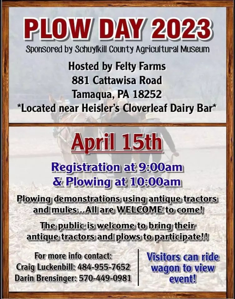Plow Day 2023 Schuylkill County Fair