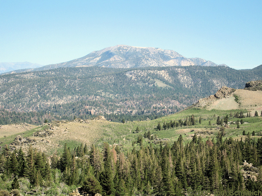 Photo Glass Mountain from Sagehen Peak