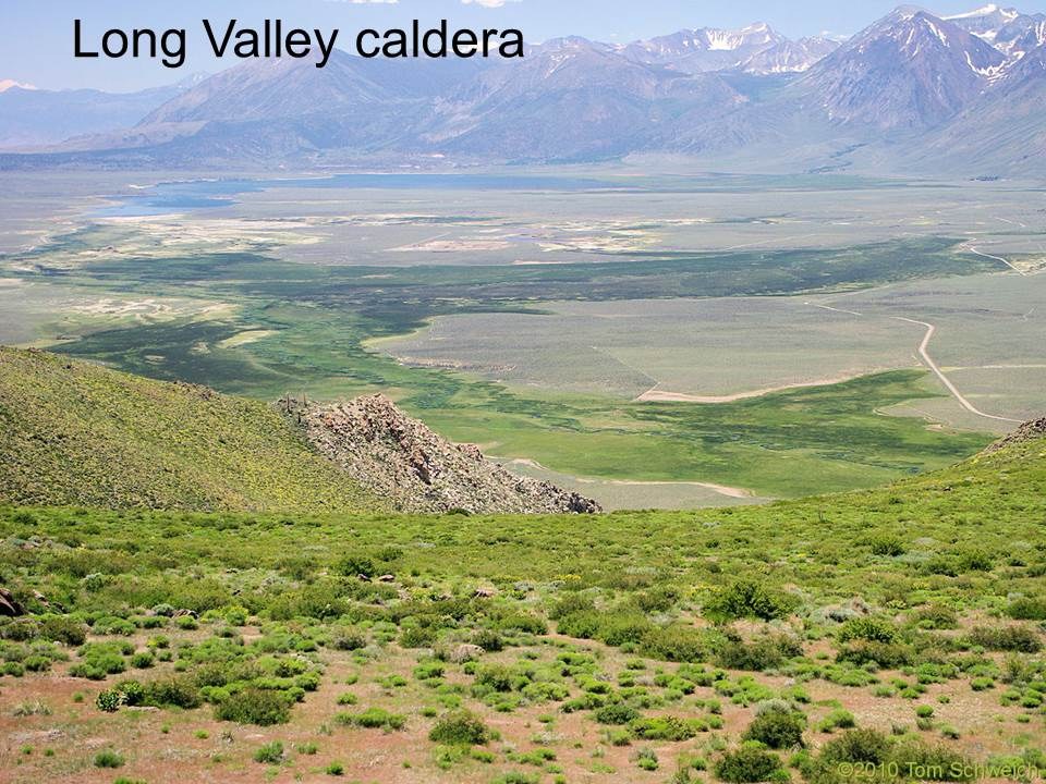 Photo View south into the Long Valley Caldera