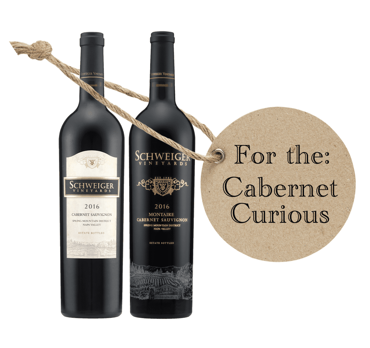 Duo of 2016 and Montaire Gifts Schweiger Vineyards