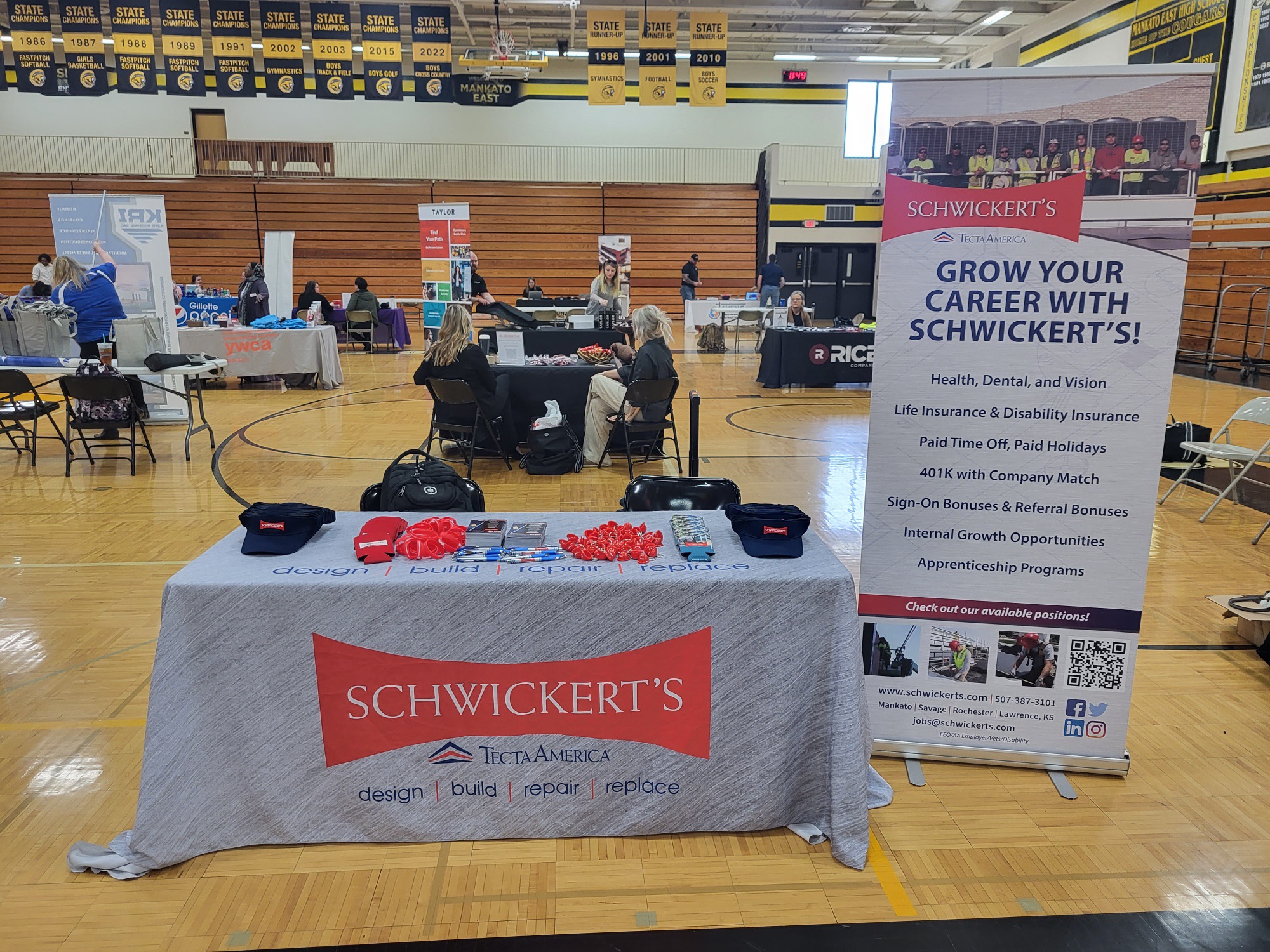 Visit with Schwickert's at Mankato Job Fair on Sept. 30, 2023