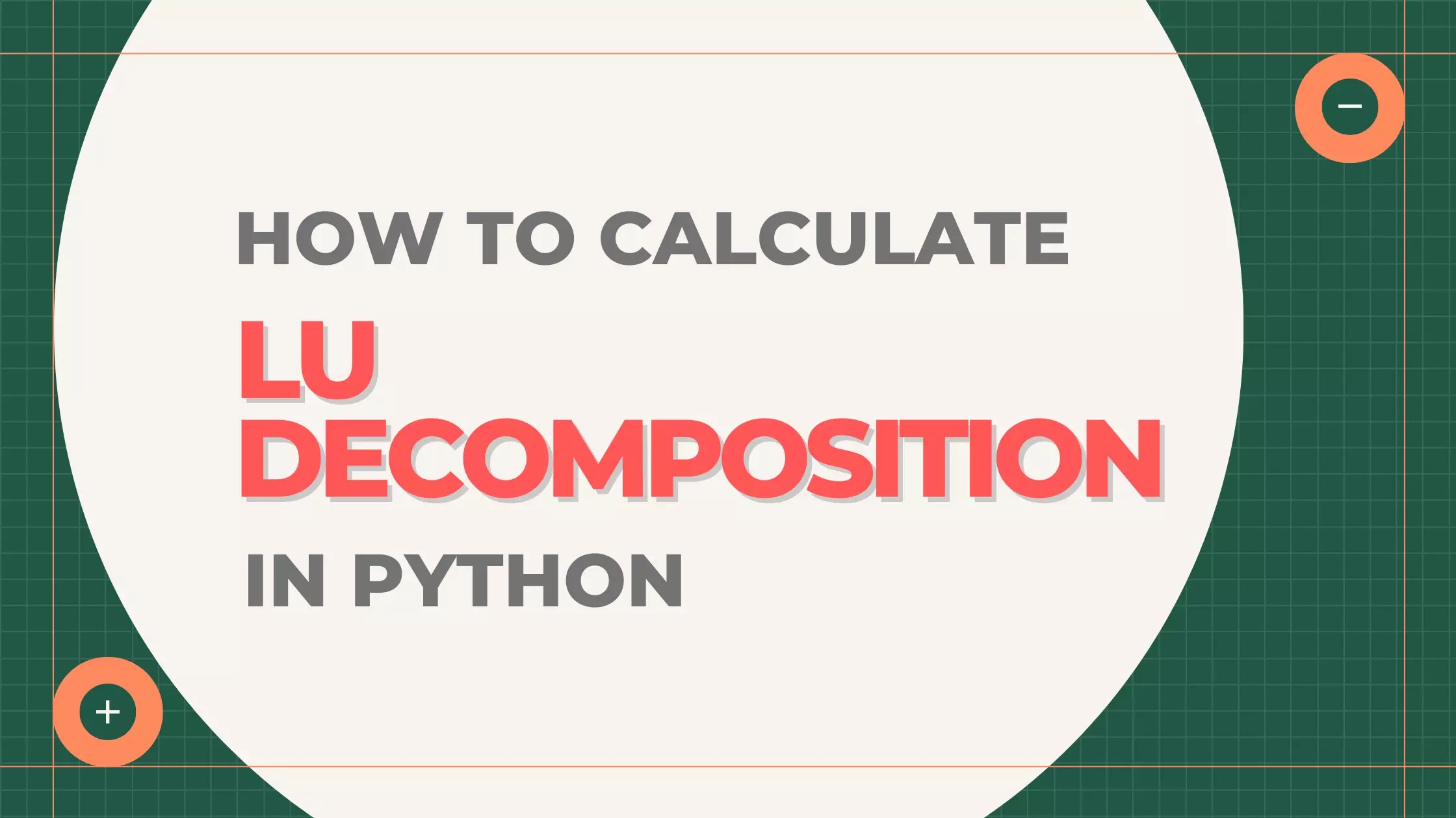 How to Calculate LU using Python