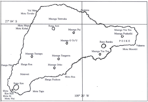Chilean toponymy the faraway possession
