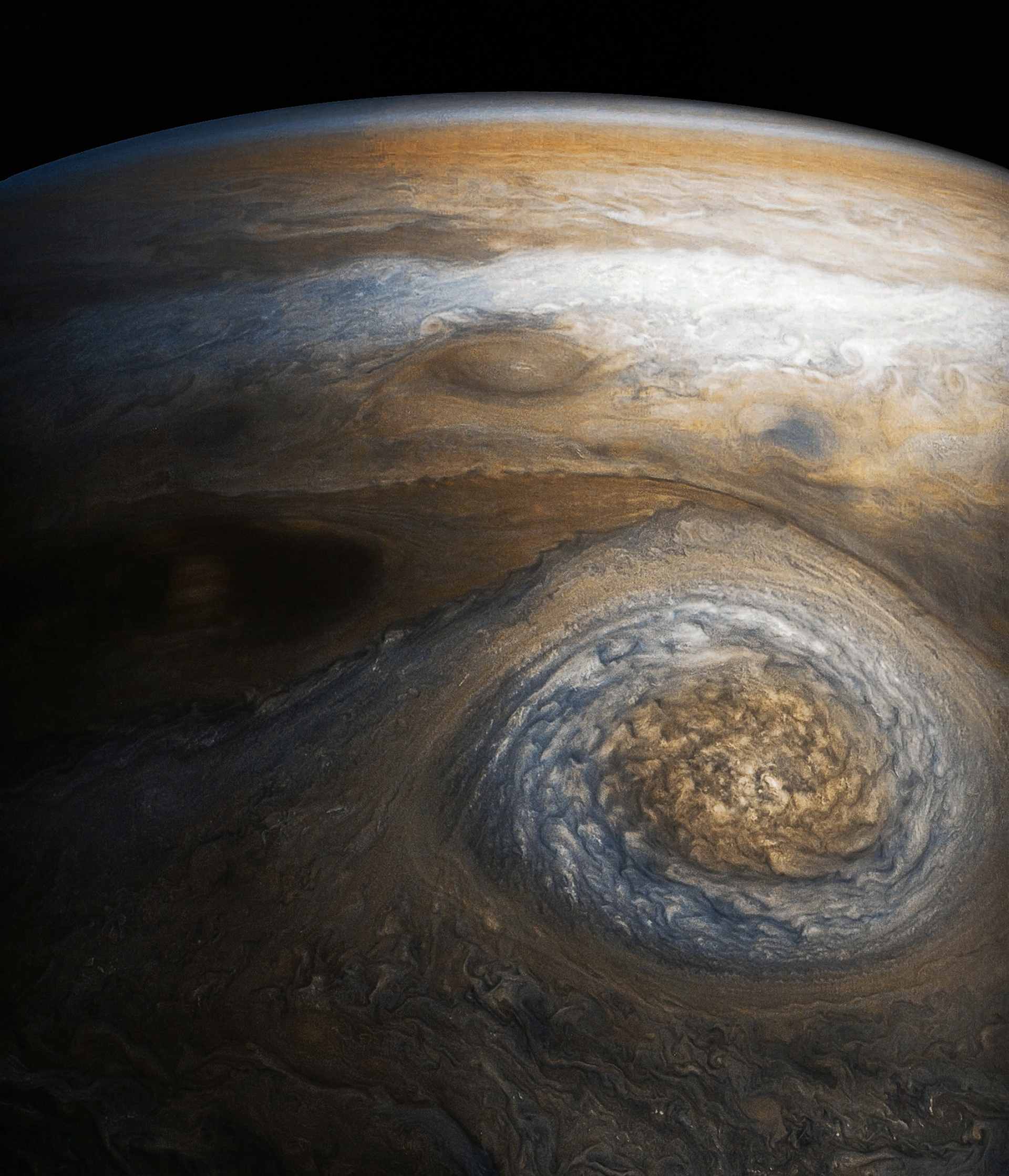 Jupiter captured in all its glory by NASA’s Juno spacecraft and the