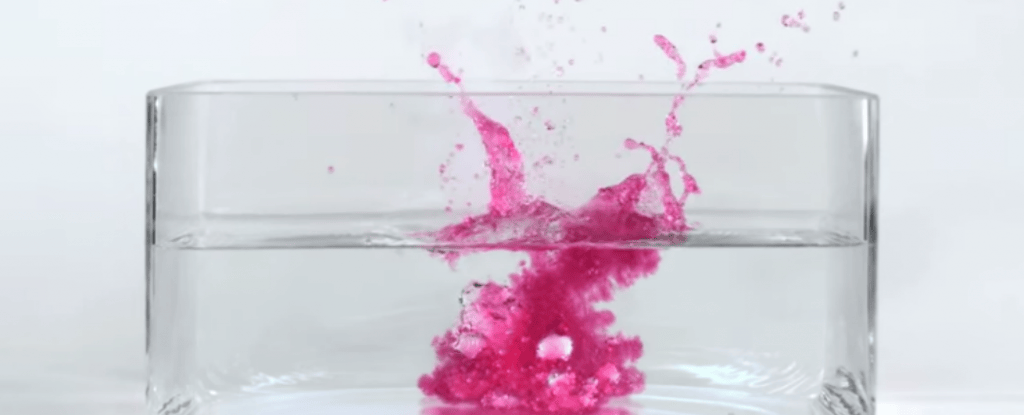 WATCH CooledDown Caesium in Water Is The Most Beautiful Explosion