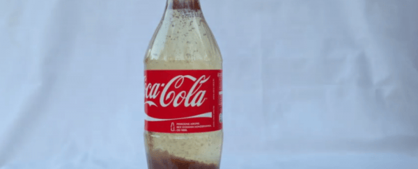 WATCH The Odd Chemical Reaction Between Coke And Milk