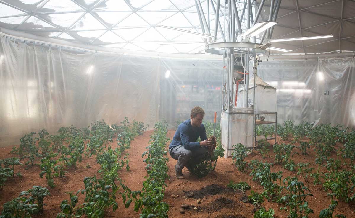 The Science Behind The Martian Can We Farm on Mars? Science World