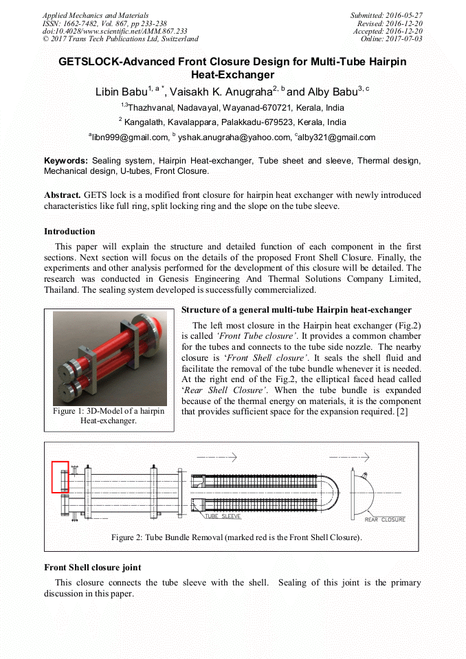 GETSLOCKAdvanced Front Closure Design for MultiTube Hairpin Heat