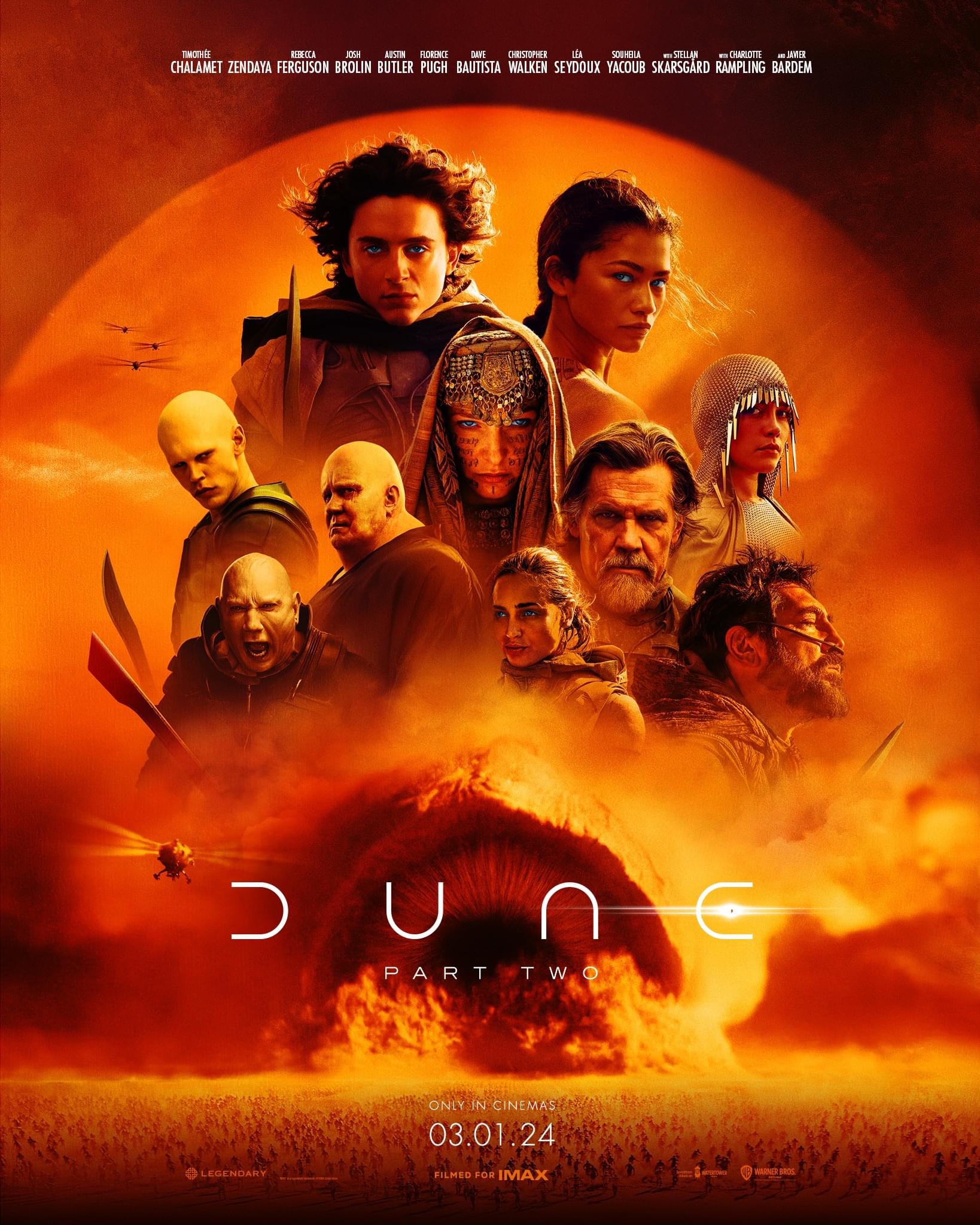 Check out the new posters for Dune Part Two in theatres March 1st!