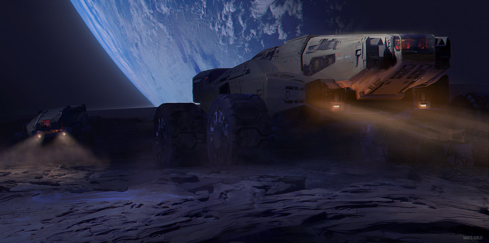 Superb New SciFi Artwork by Marco Gorlei Concept Artist