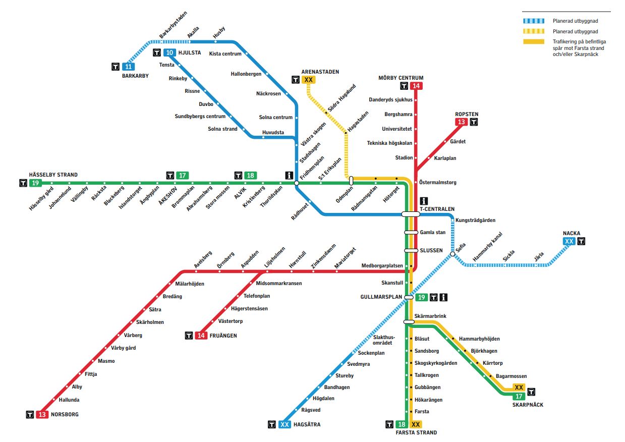 Karta Över Stockholms Tunnelbanenät Utbyggnad Stockholms tunnelbana SCIOR Geomanagement AB