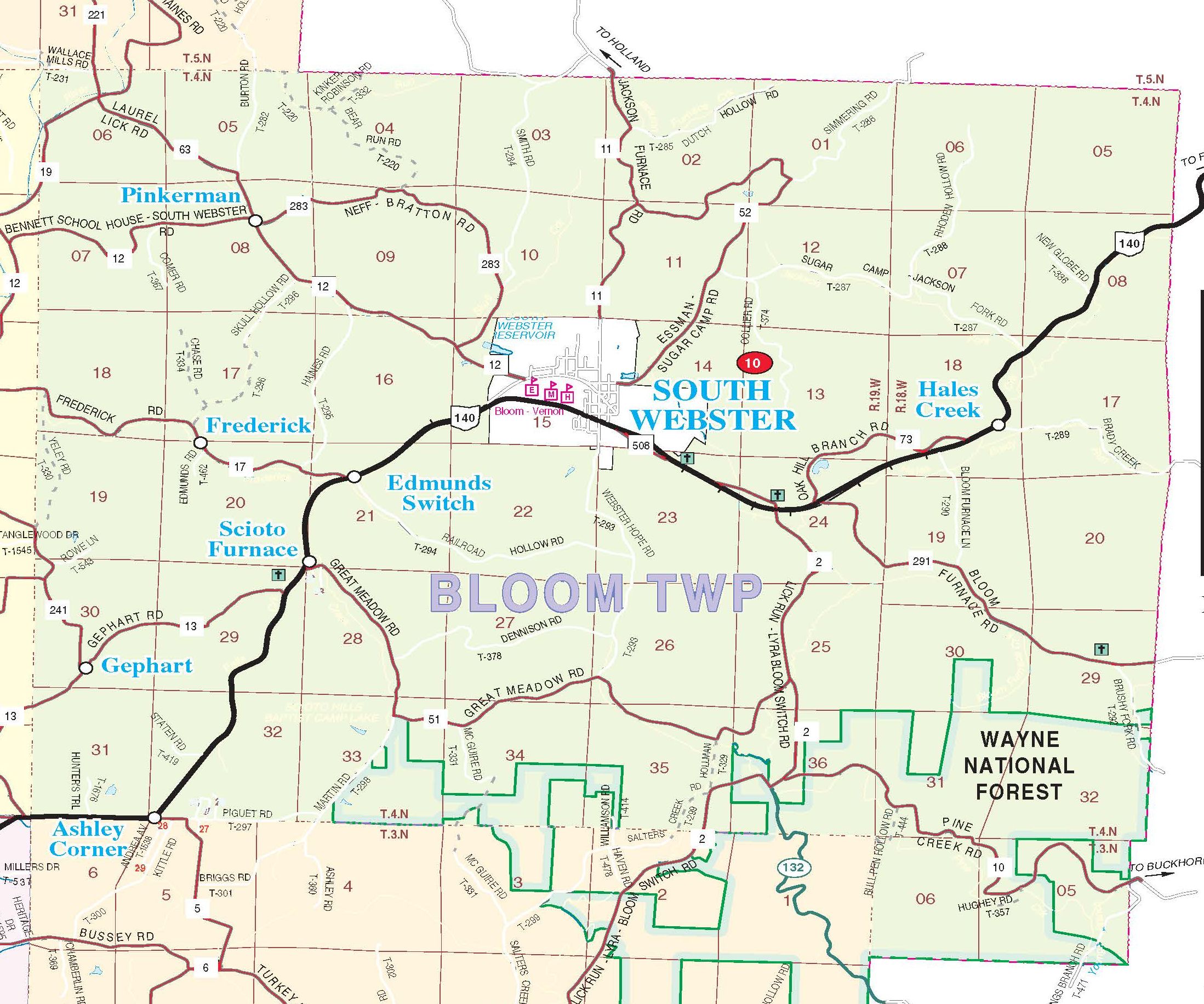 to the Scioto County Engineer's site