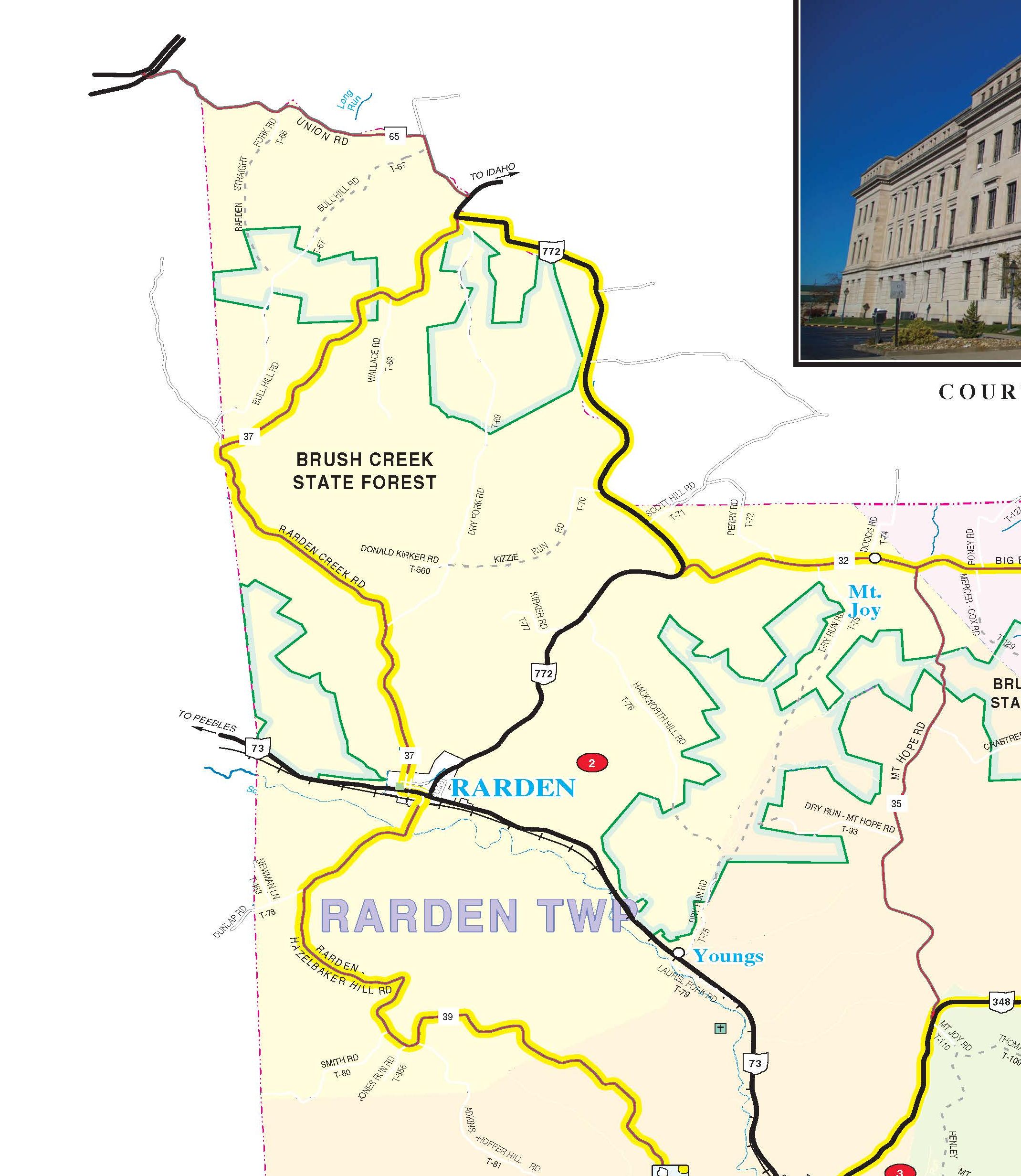 to the Scioto County Engineer's site