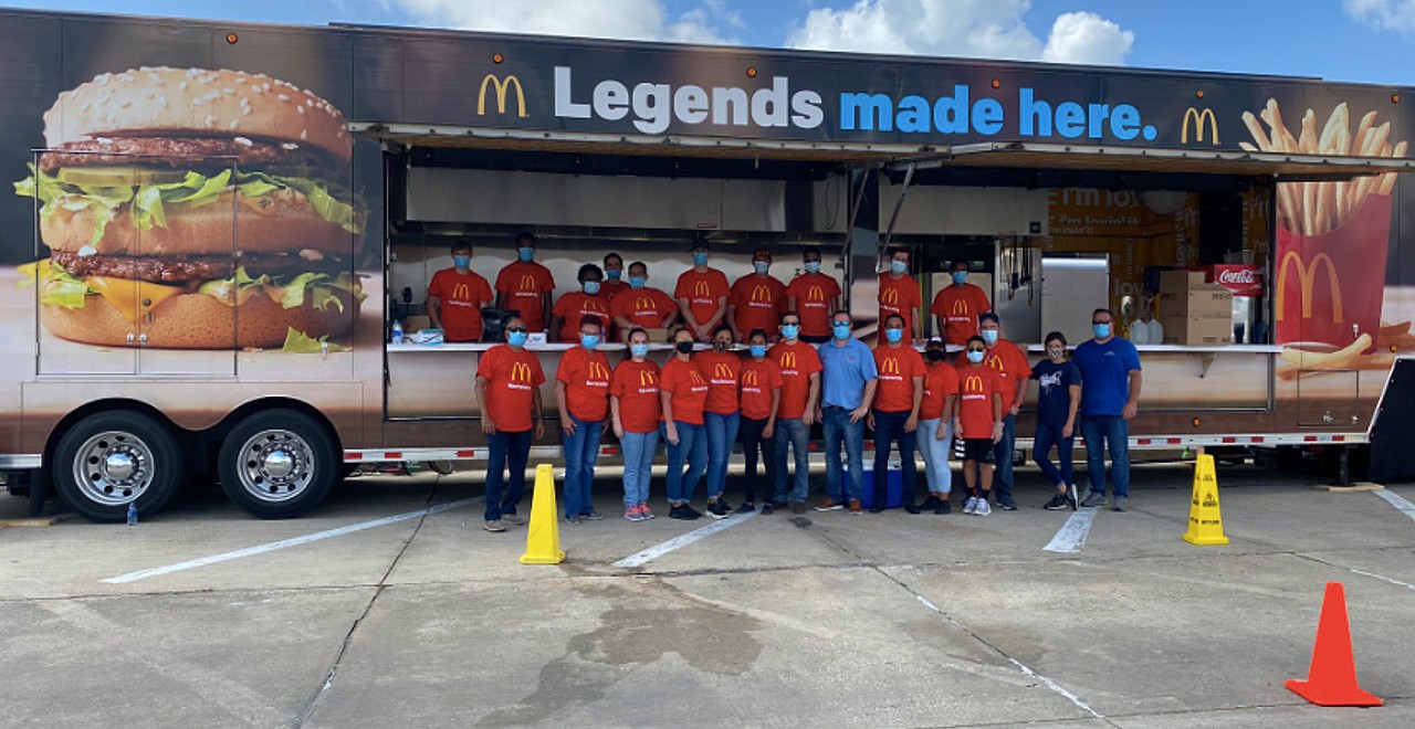 McDonald's Rolls the McRig into Kentucky to Serve Free Meals to People