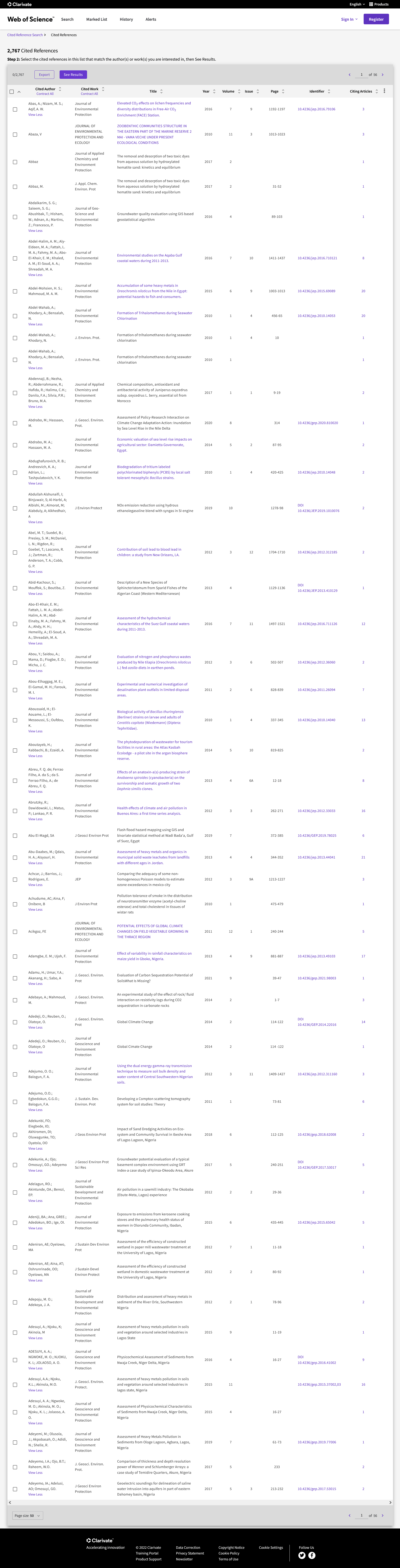 57 SCIRP journals have been tracked for Impact Factors by Thomson