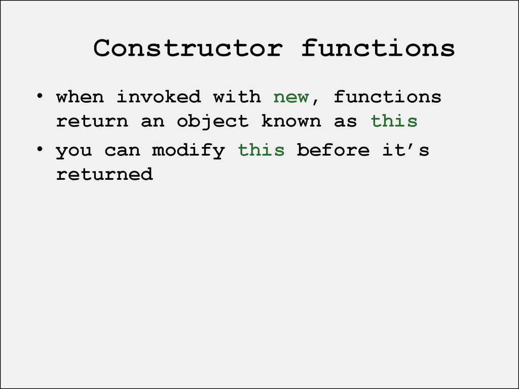 How does constructor work in JavaScript? scmGalaxy