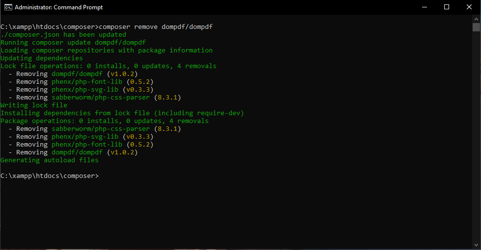 How to Uninstall/Remove Package in Laravel? scmGalaxy