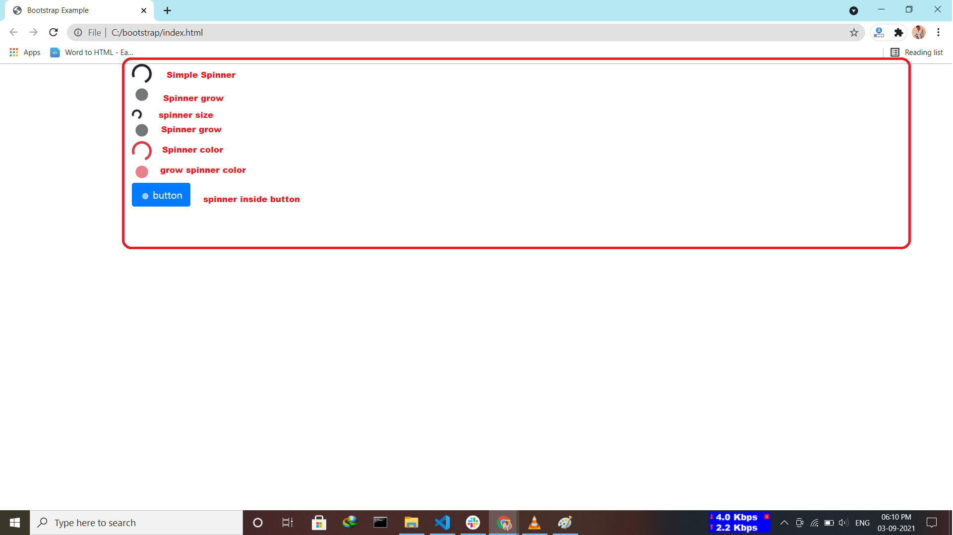 grow spinner in bootstrap Archives scmGalaxy