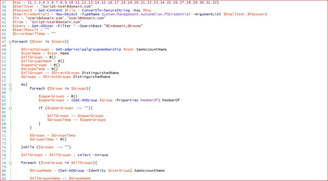 PowerShell List all Users and Group Membership Stephanos Constantinou