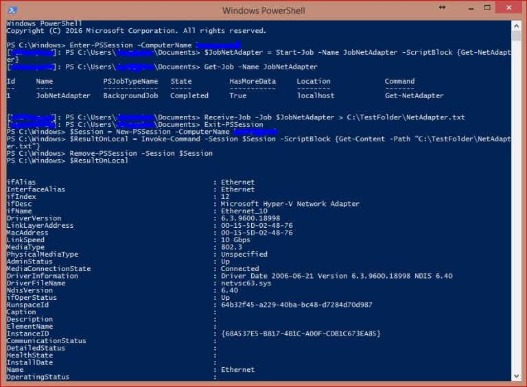 PowerShell Jobs Stephanos Constantinou Blog