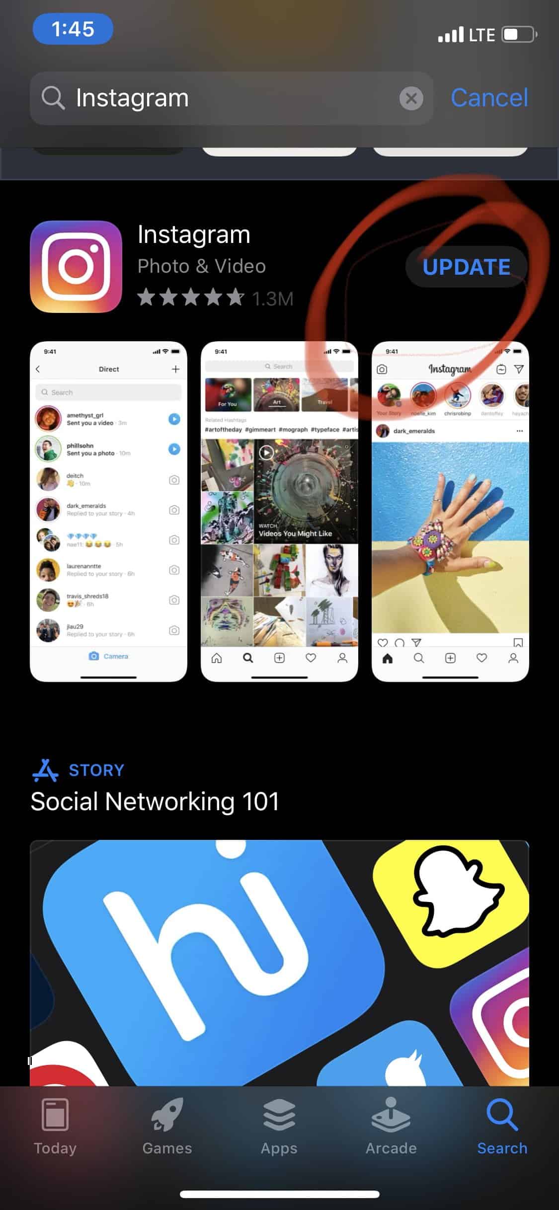 iOS 13 Dark Mode can now be enabled on Instagram App