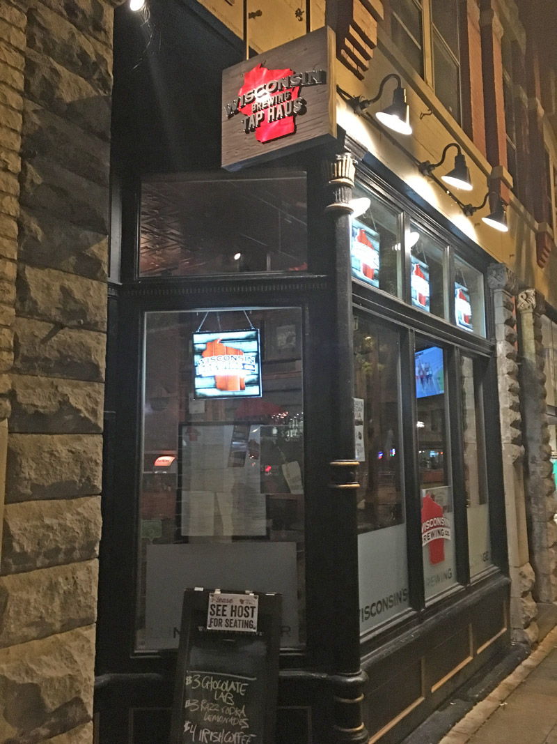 Wisconsin Brewing Tap Haus Scooter's Bar Journal