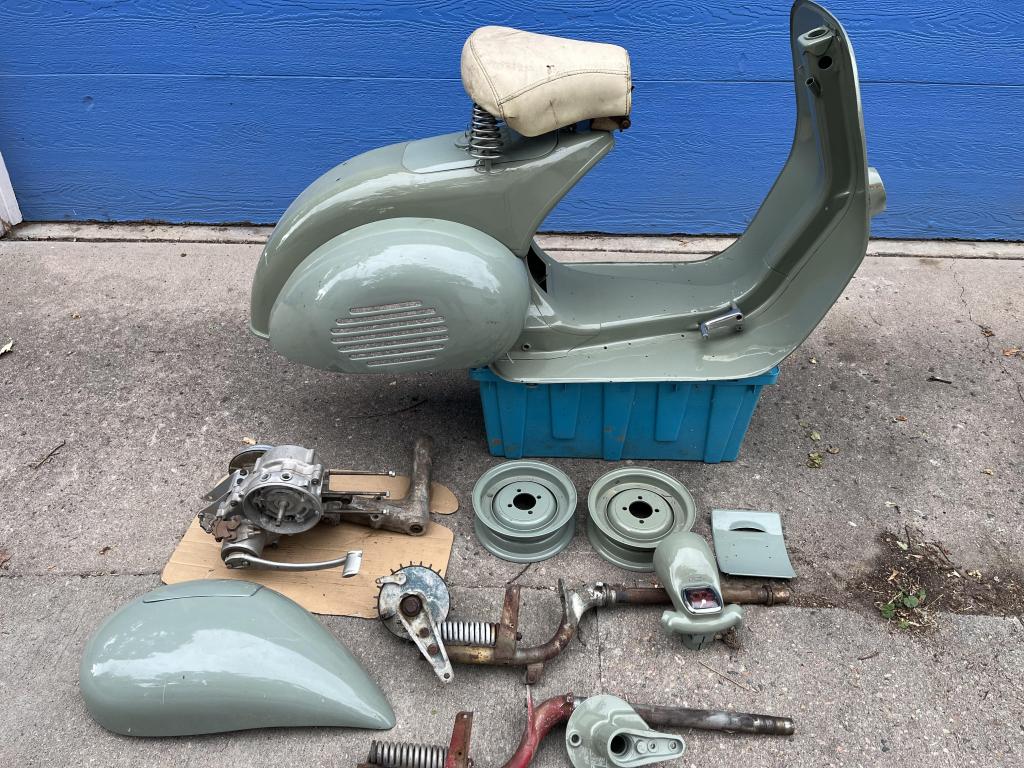 1955 Allstate Vespa wideframe handlebar project for sale