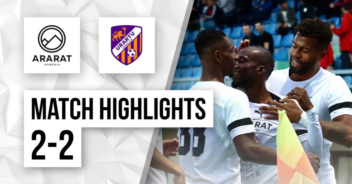 Résultat AraratArmenia Urartu (22) la 28e journée de 1ère Division