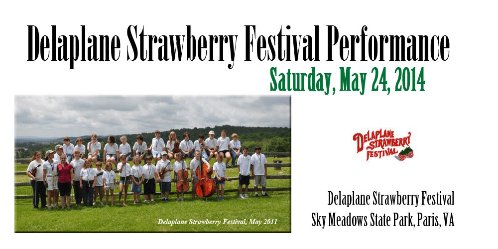delaplane strawberry festival 2023 The American Children of SCORE Voices and instruments performing