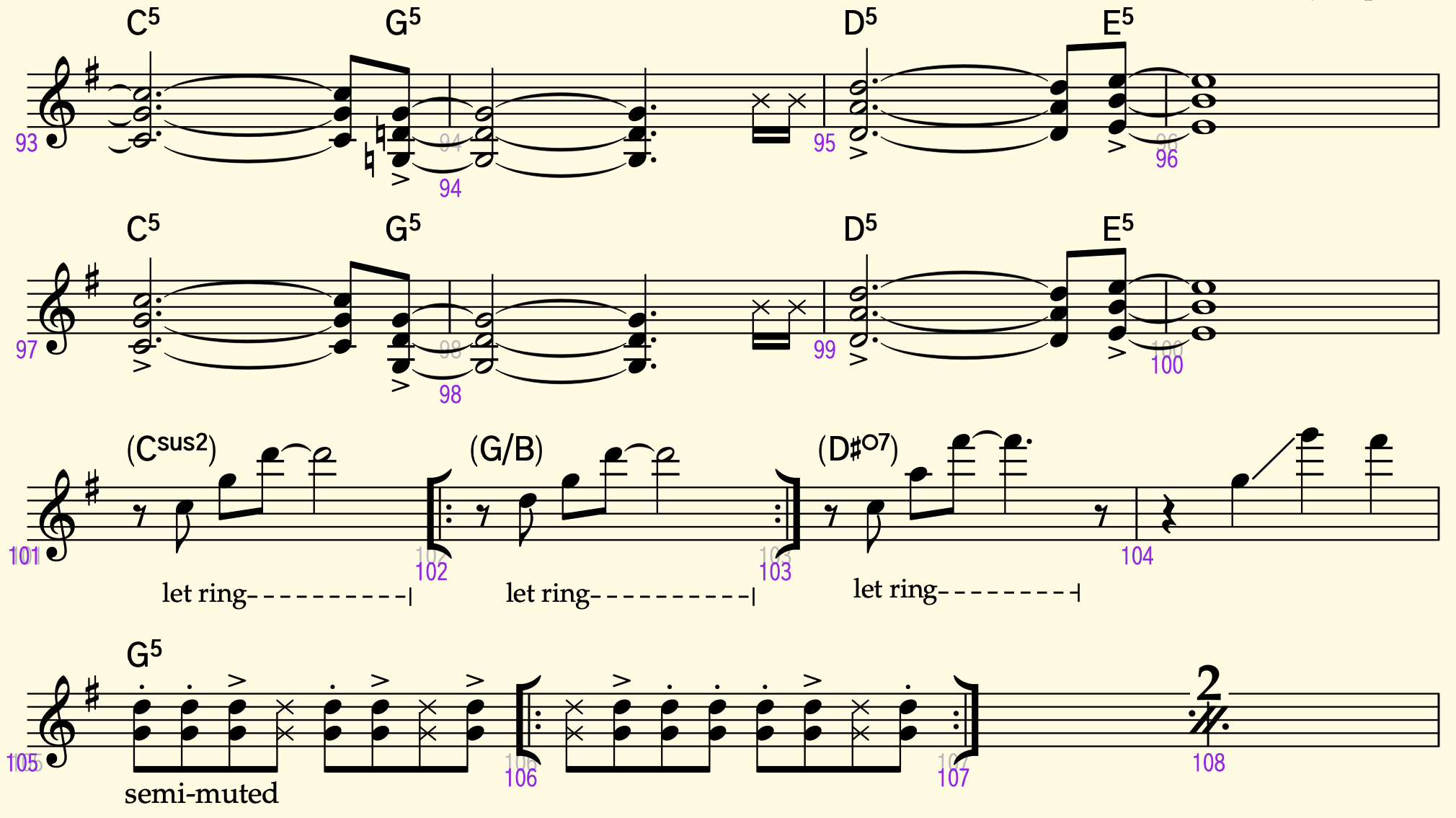 Better bar numbers in parts in Sibelius Scoring Notes