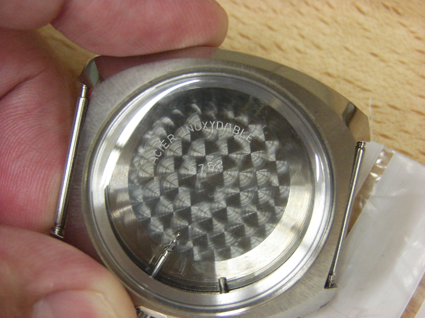 Omega watch cases and case parts