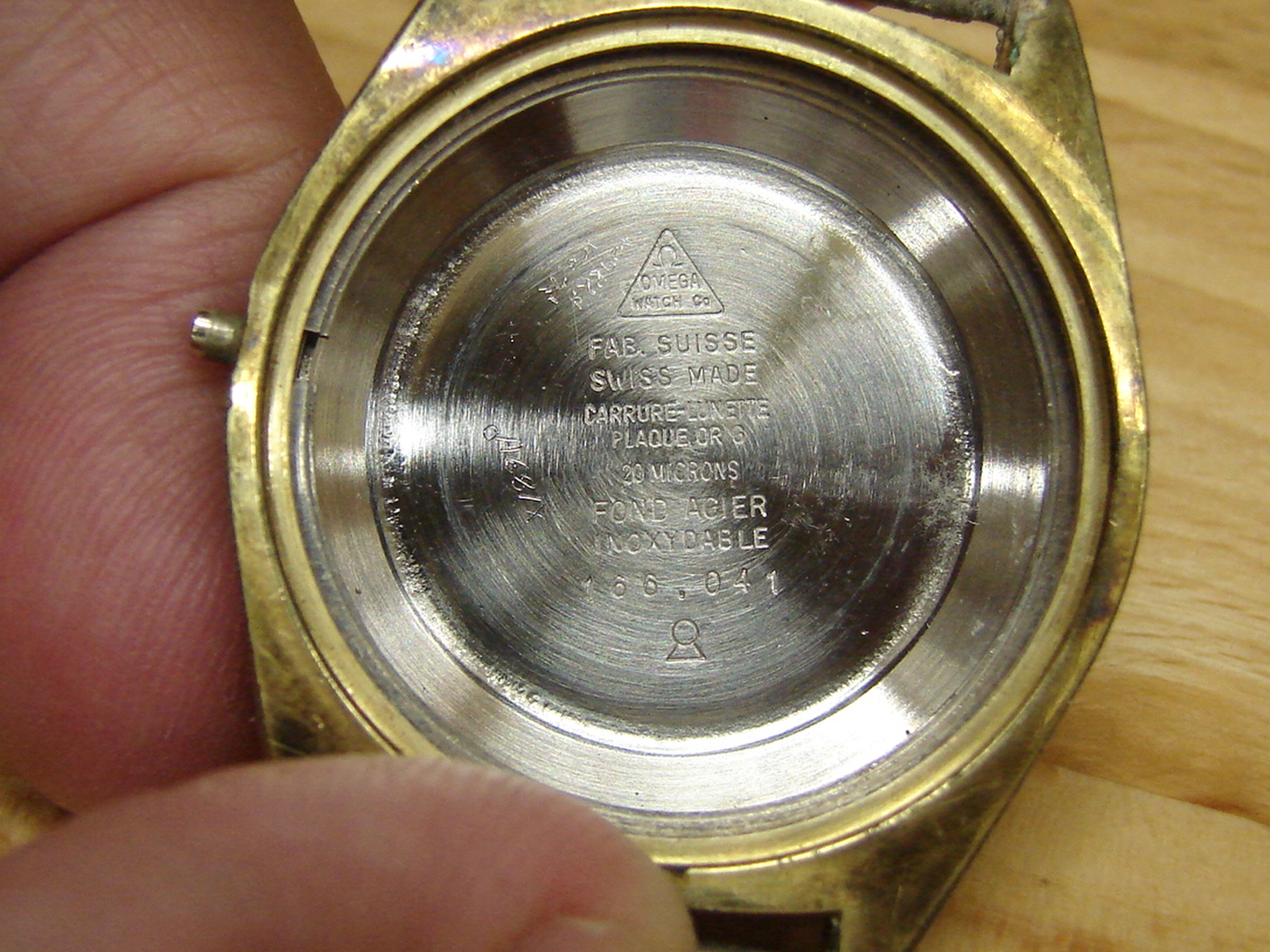 Omega watch cases and case parts