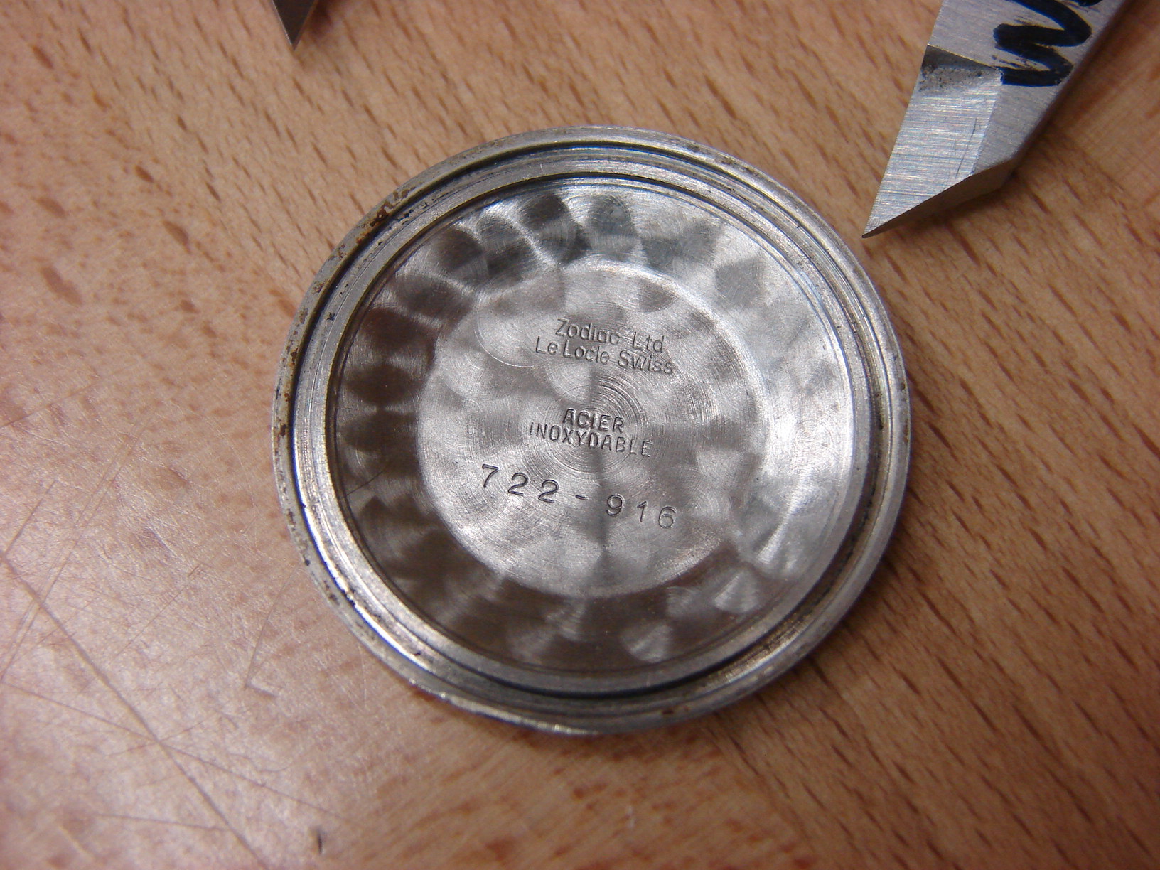 Zodiac watch cases and parts