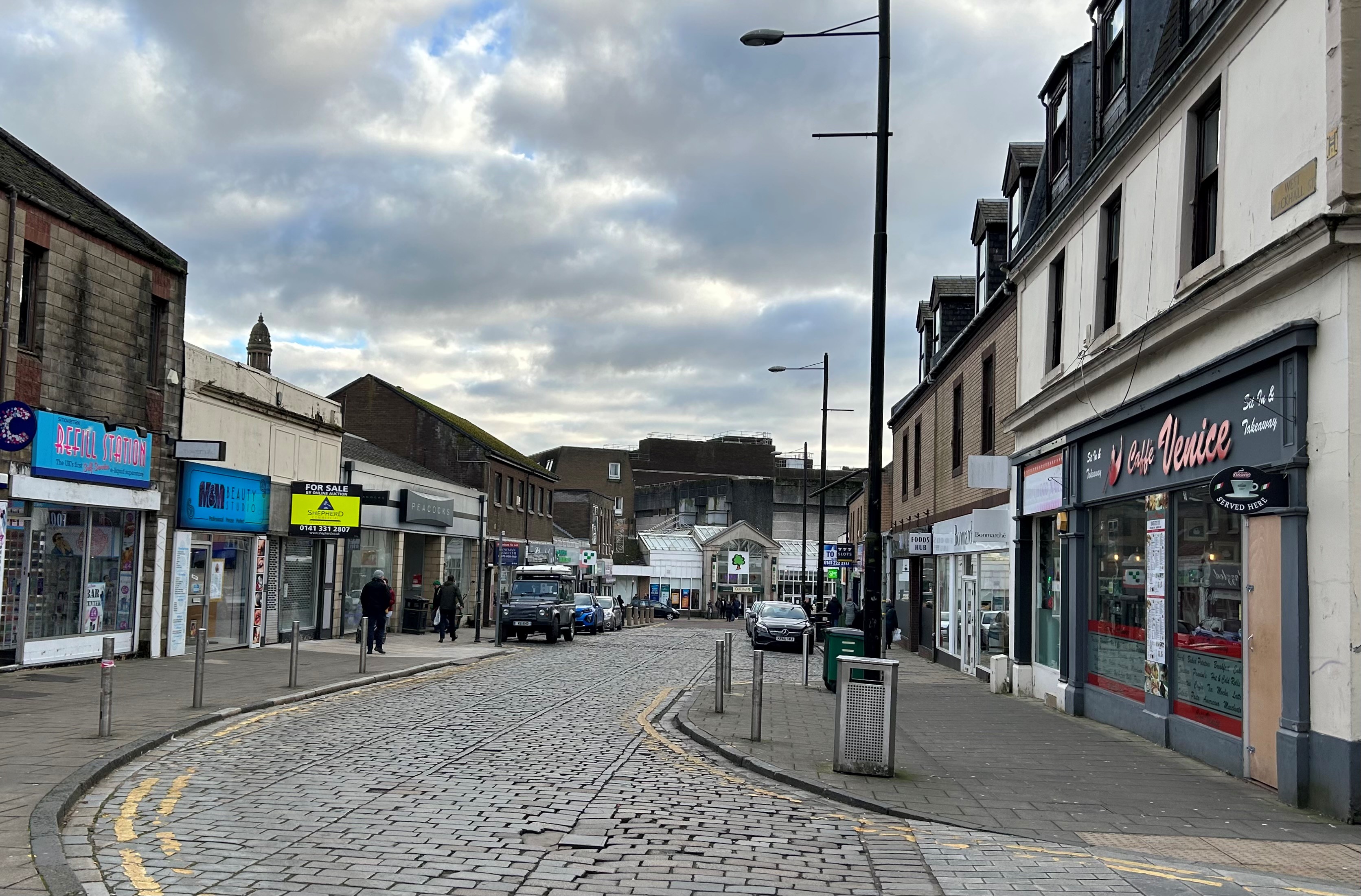 £3.2m revamp begins of Greenock high street Scottish Construction Now