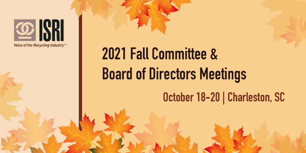 Bridgewater Autumn Festival 2023 Isri Heads Into 2022 With Clear Priorities - Scrap News