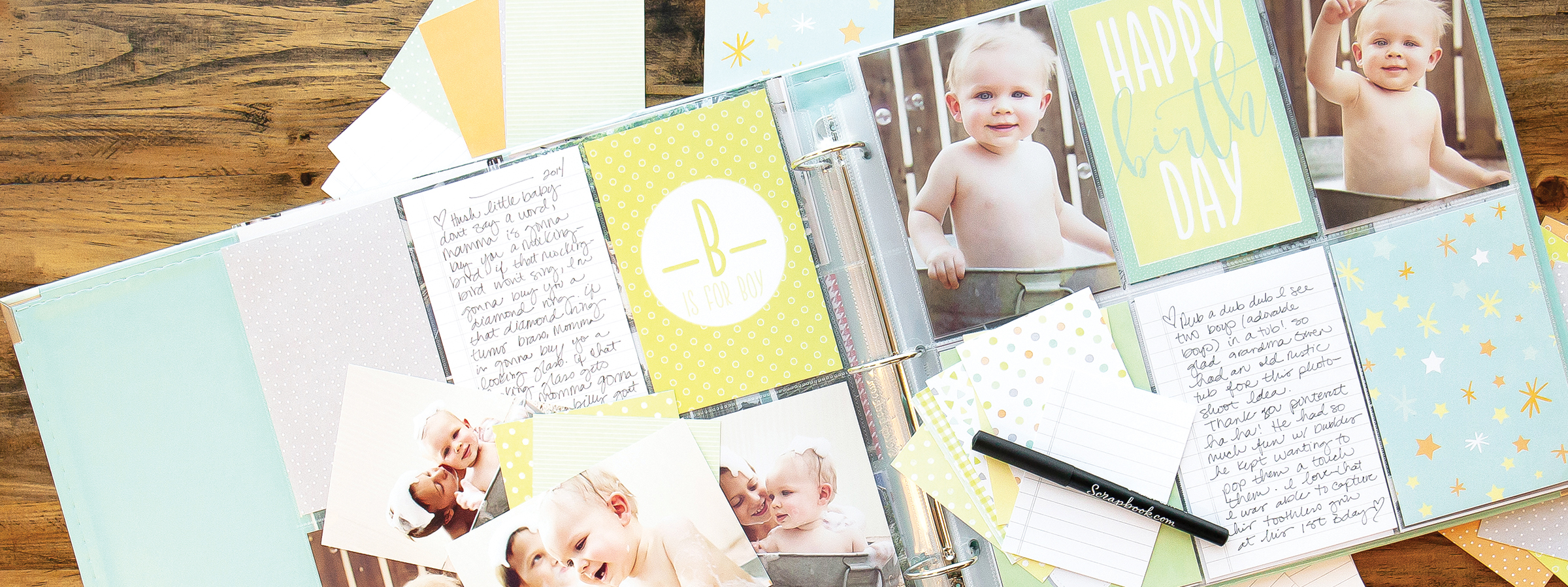 How to Create a Simple and Adorable Baby Photo Album