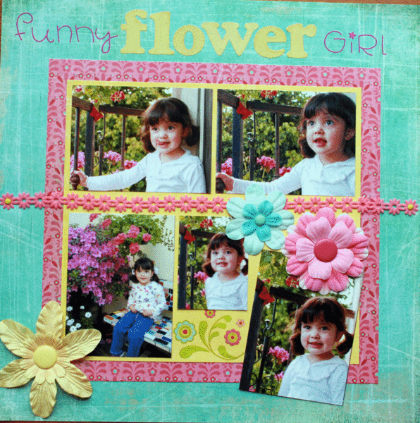 FUNNY FLOWER GIRL