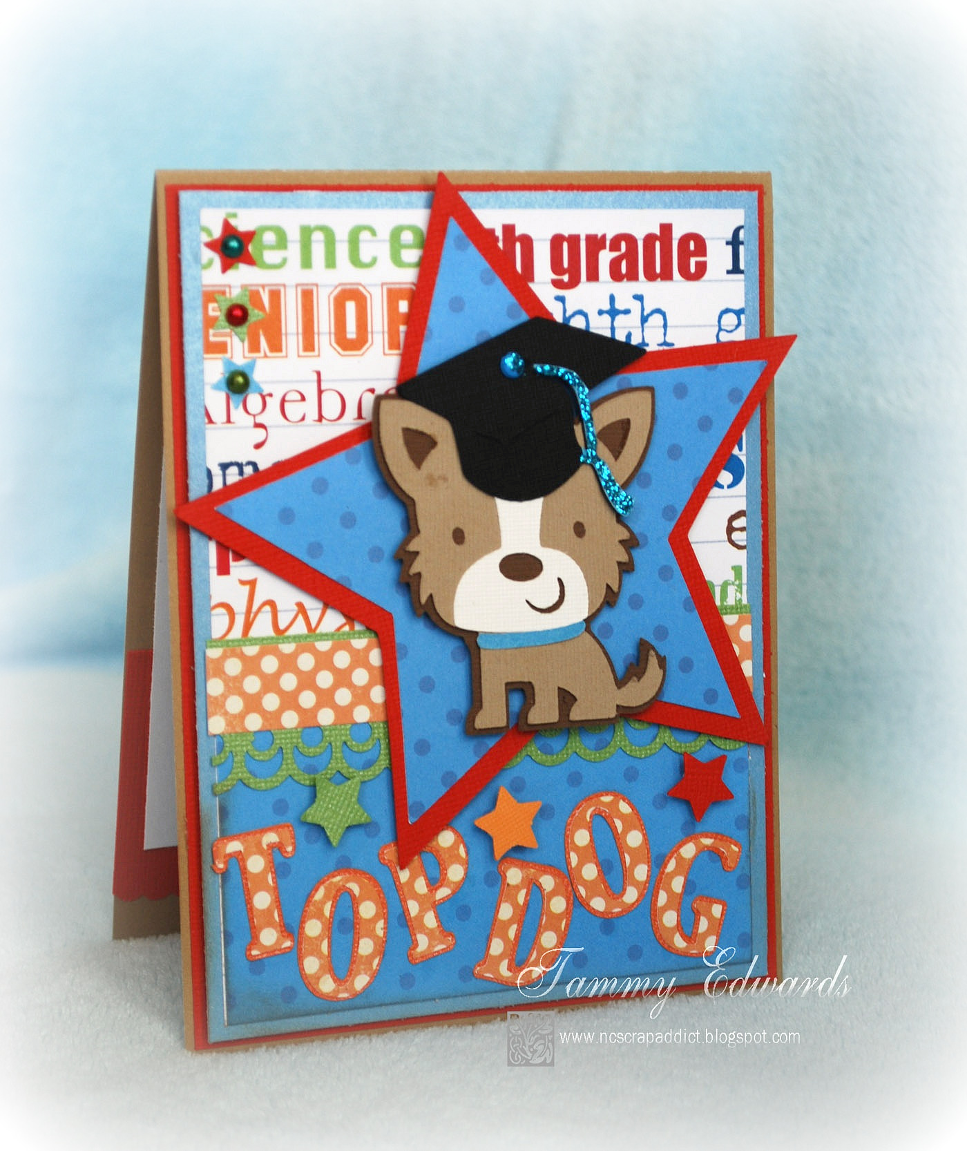 Top Dog Graduation Card