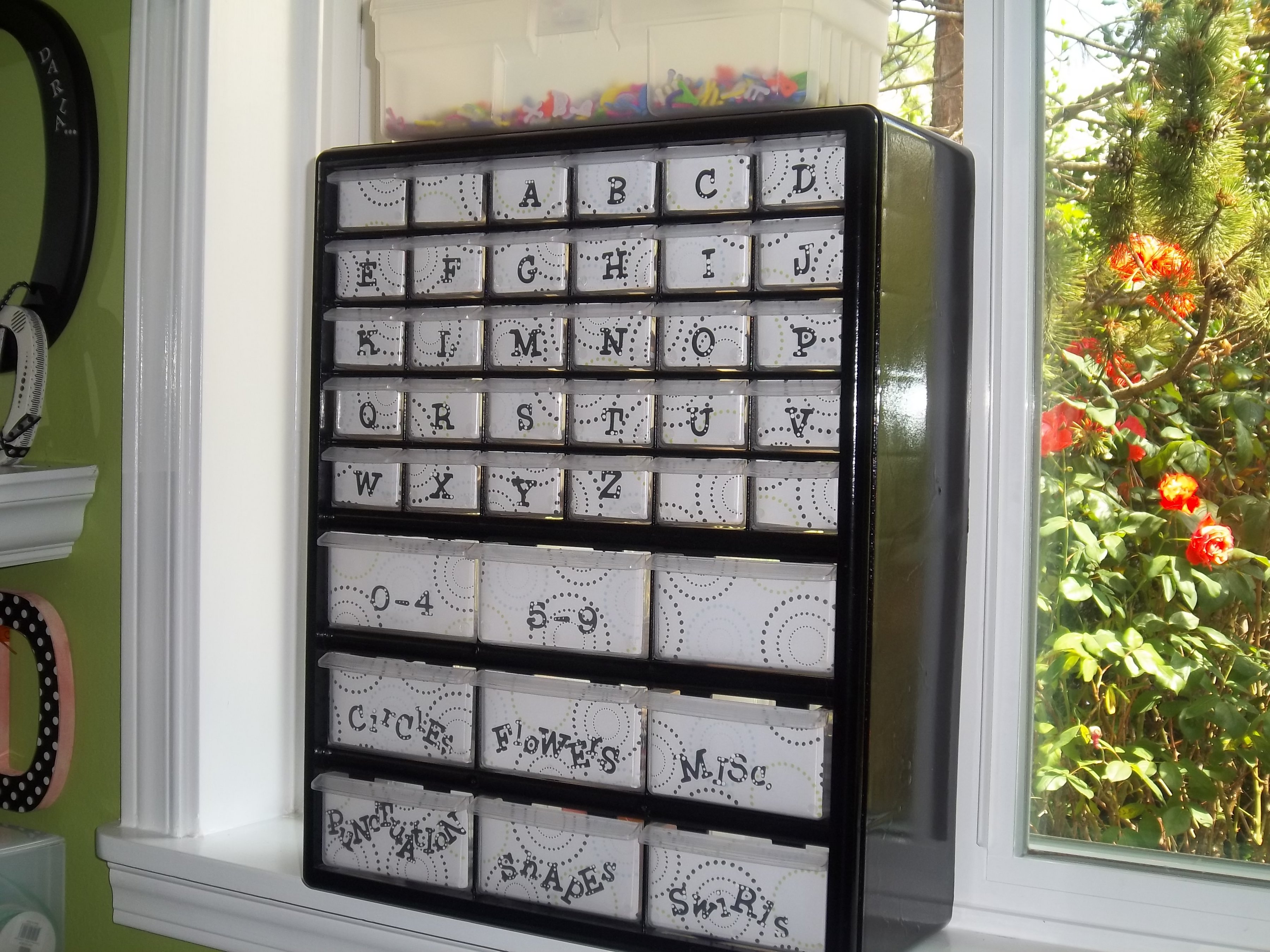 Chipboard Letter Storage